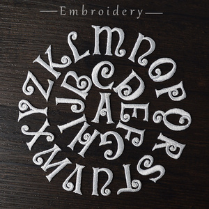 字母布贴英文个性