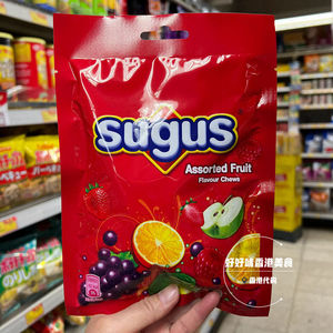 香港代购 进口sugus瑞士糖混合水果味果汁软糖袋装175g喜糖年货