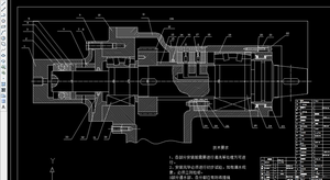 高压水射流切割采煤设计2D图机械CAD素材