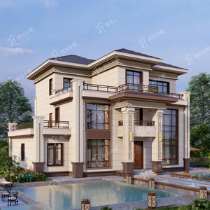 三层带地下室别墅