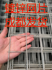 铁丝网围栏镀锌网片加厚加粗建筑网钢丝网格隔离网粗丝四川现货