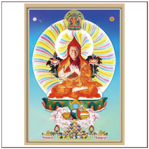 正品5d魔方圆钻石绣十字绣法王如意宝佛像唐卡画晋美彭措法像上师