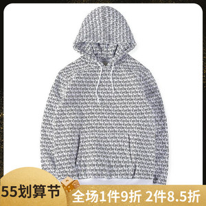 fear of god fog满印 满字母logo套头卫衣 鹿晗同款 男女连帽衫潮