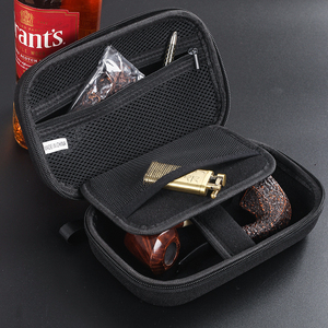 雪茄烟斗两用包工具袋便携式 EVA双位烟斗包烟具配件收纳手拿包盒