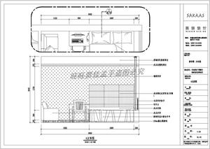 某地经典一室一厅小户型装修设计施工cad图纸装饰装修dwg图纸