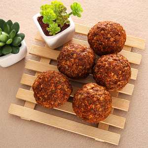 餖参河南特产豆糁五香豆参香辣豆参臭豆糁蛋子豆球5个500g