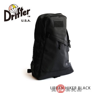 日本代购 Drifter 男 女款复古黑色旅行出行通勤徒步休闲双肩背包