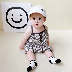 2个月3婴儿4衣服5夏季短袖薄款纯棉背心夏天吊带宝宝夏季男宝夏装