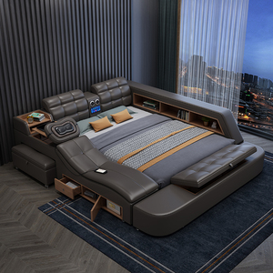 电动情侣床夫妻情趣床性爱助力按摩榻榻米豪华主卧多功能双人现代