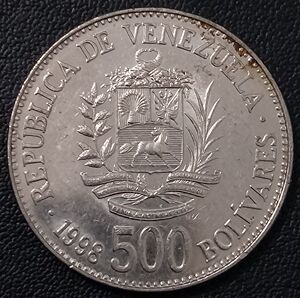 201人付款淘宝委内瑞拉硬币1965年50分  1/2波利瓦