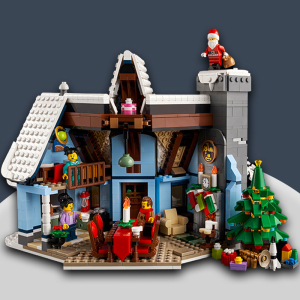 乐高10293圣诞老人驾到冬季村庄益智男女孩拼装积木玩具节日礼物