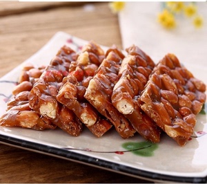 台湾宜兰手工花生糖金少爷简易盒装花生糖260克