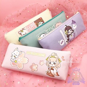 treeinart青壹坊文具bella未央颂霍去病包青天梯形笔袋pp双层笔盒