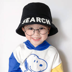 儿童渔夫帽宝宝春秋薄款帽子男童春天防晒盆帽时尚女童遮阳帽百搭