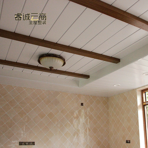 厨房客厅吊顶造型定制长条形铝扣板集成吊顶装饰创意天花板材料