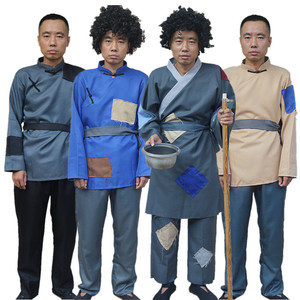 出租民国时期叫花子乞丐穷人流浪汉古代丐帮要饭穷苦百姓演出服装