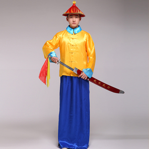 出租清朝古装服装官兵服宫庭带刀御前侍卫护卫演出服锦衣卫士兵服