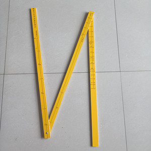 包邮教室卫生测量多用尺教学尺 尺子 课桌椅测量尺 木质三折尺子