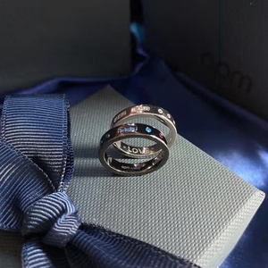 apm monaco love摩斯密码粉金色戒指 纯银情侣对戒圣诞礼物送女友