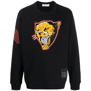 givenchy 纪梵希 新款豹头字母logo男士套头卫衣 bmj06f30af