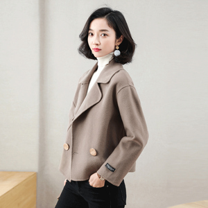 矮小个子女装毛呢外套羊绒