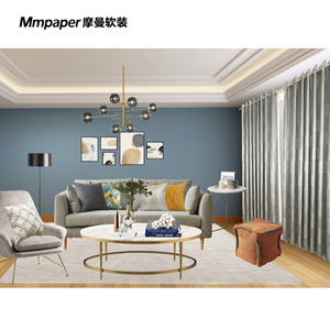 摩曼国际软装 窗帘现代简约新中式美式欧式轻奢风格窗帘整体软装