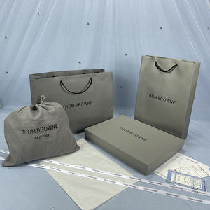 原版tb汤姆布朗纸袋礼品袋子围巾丝巾衣服盒手提袋包装袋礼品盒