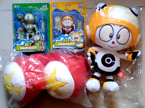 csszd淘宝正货 电击小子玩具 拼装版全套(不动)公仔 卡比 路比 小光