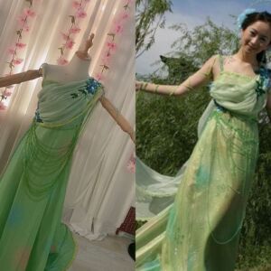 热卖欢天喜地七仙女青儿影视写真古装演出服cos七夕古风