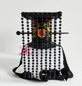 黑色古装小皇帝发冠头饰汉服唐装儿童皇帝头冠cos表演皇帝冠02款