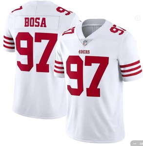 NFL橄榄球服 San Francisco 49ers 49人队 97号Bosa 博萨球衣 男