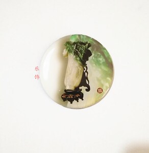 台北故宫博物院纪念品翠玉白菜磁贴冰箱贴旅游文创小礼品装饰80