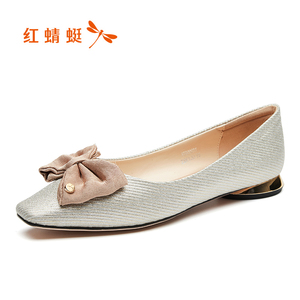 红青蜒女皮鞋春季