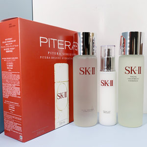 sk-ii sk2 多方位补水保湿三件套skii神仙水乳液嫩肤清莹露收毛孔