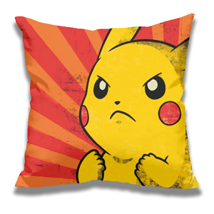 皮卡丘抱枕方形床头靠枕垫照片可爱小孩生日礼物定制睡觉枕头创意
