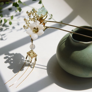 清雅轩手工发簪发钗小清新头饰唯美超仙汉服旗袍配饰