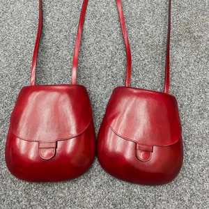 lemaire马鞍包红色意大利植鞣皮斜挎包女小包包2020新款潮单肩包