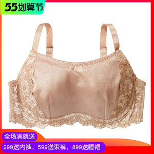 巨乳大胸超大码文胸调整型内衣抹胸式全罩杯聚拢薄杯胸罩cdefghi