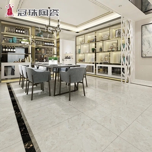 冠珠瓷砖 陶瓷简约地砖客厅全抛釉80952型号: 800x800 起订量5箱