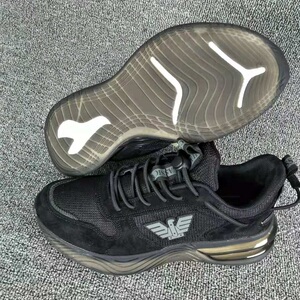 外贸原单出口英国阿玛尼男休闲百搭潮鞋欧洲站网布气垫运动跑步鞋