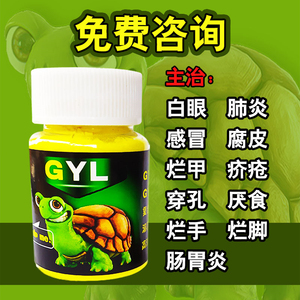 乌龟药半水龟专用万能药腐甲肿眼白眼肠炎感冒肺炎烂甲腐皮药龟药