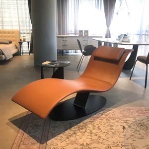 设计师弧形客厅休闲椅酒店别墅沙发椅S型艺术玻璃钢创意飞鸟椅子