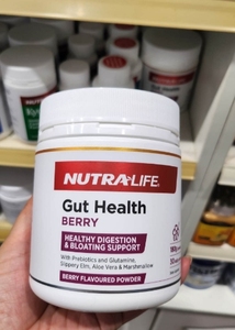 新西兰直邮Nutralife 纽乐 Gut Health Berry 养胃粉 梅子味 180g