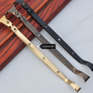 加厚老式钢窗单臂撑仿古纯铜配件老洋房风撑双臂撑挡铜撑撑杆风勾