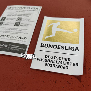 20/21 德甲卫冕臂章 拜*仁用