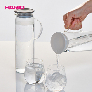 日本进口HARIO耐热玻璃冷热水樽冷水壶饮料壶HDP-10果汁壶1000ml