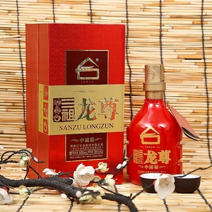 中国福38度 张家口老窖 三祖龙尊合馥香纯粮酿造白酒经典知名品牌