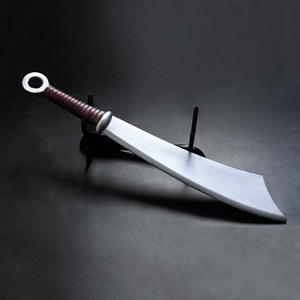塑料加厚儿童玩具抗日大刀 纯银款 影视表演 舞台道具 玩具刀