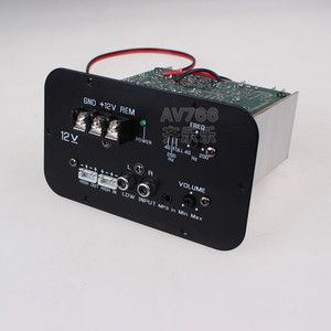 8寸10寸大功率汽车音响功放板12v车载全频低音炮改装diy音箱主板