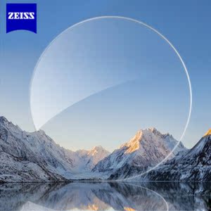 蔡司zeiss 清锐镜片 1.56 1.60 非球面 莲花膜 特薄 近视镜2片